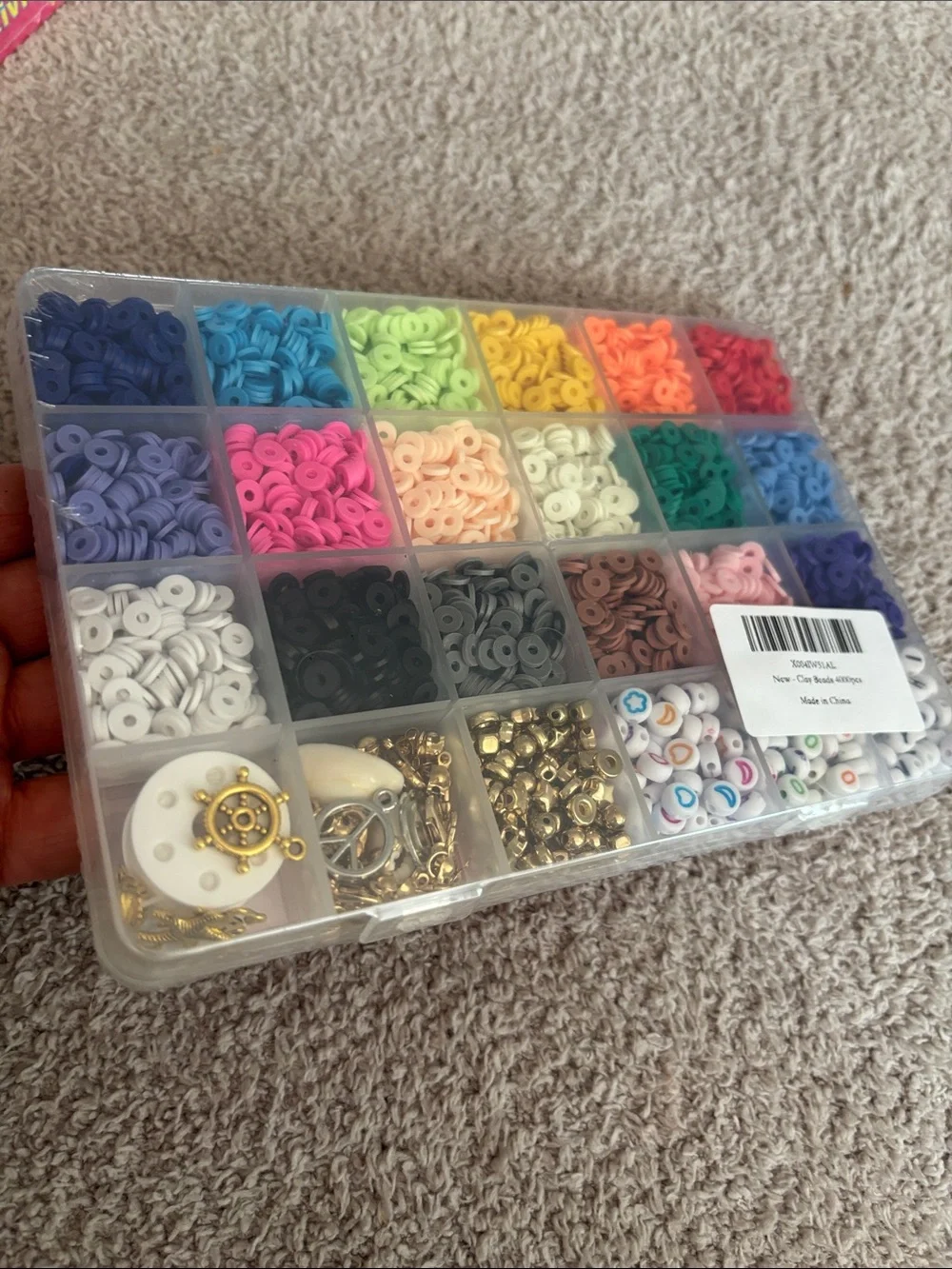 ☀️5/$20 BestNow Clay Beads Bracelet Making Kit 4,000 Pieces DIY Jewelry Craft